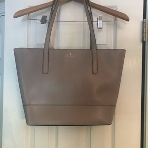 Kate Spade blush pink structured zippered tote/handbag.